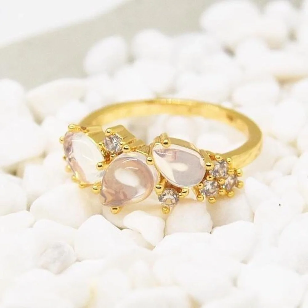 Cluster Gemstone Ring